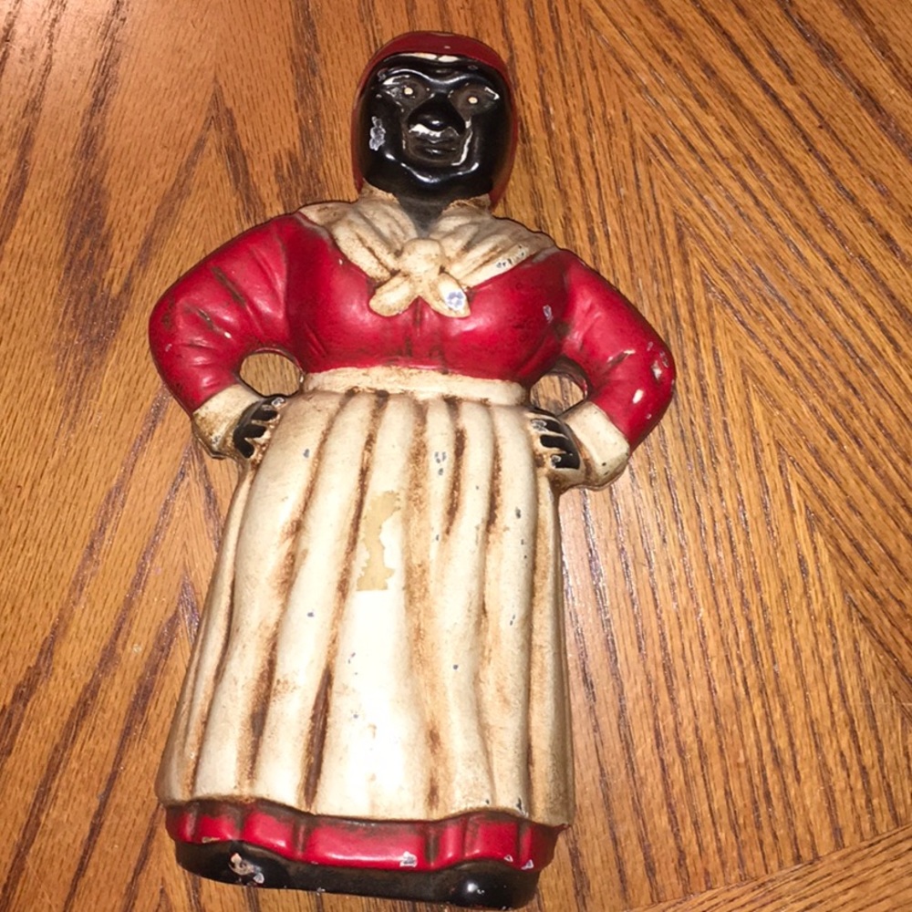 Vintage cast iron bank